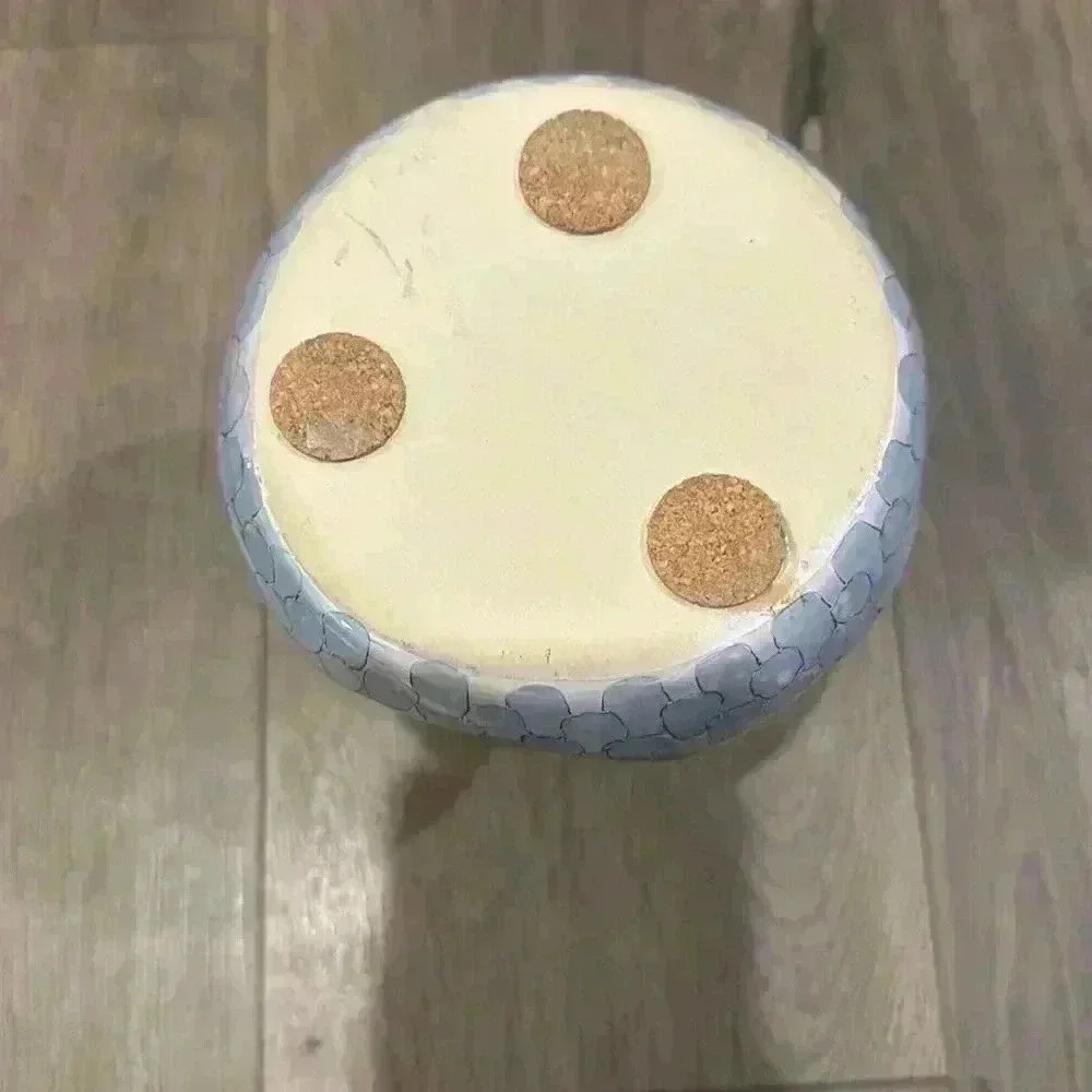 Elegant Starry Ceramic Wax Melt Warmer - Blue & Gold Accents - Picture 4 of 4